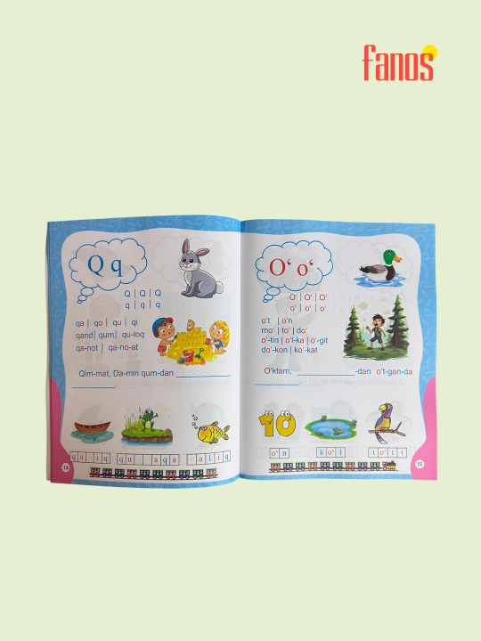 Алфавит для детей, книги для изучения и развития букв + каллиграфия