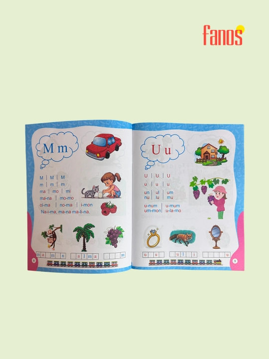 Алфавит для детей, книги для изучения и развития букв + каллиграфия