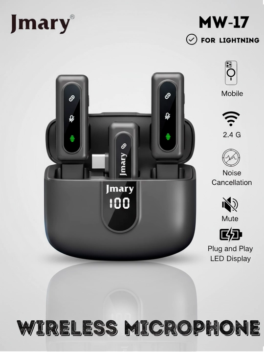Jmary MW-17 professional simsiz mikrofon (iPhone) simsiz mikrofon - 