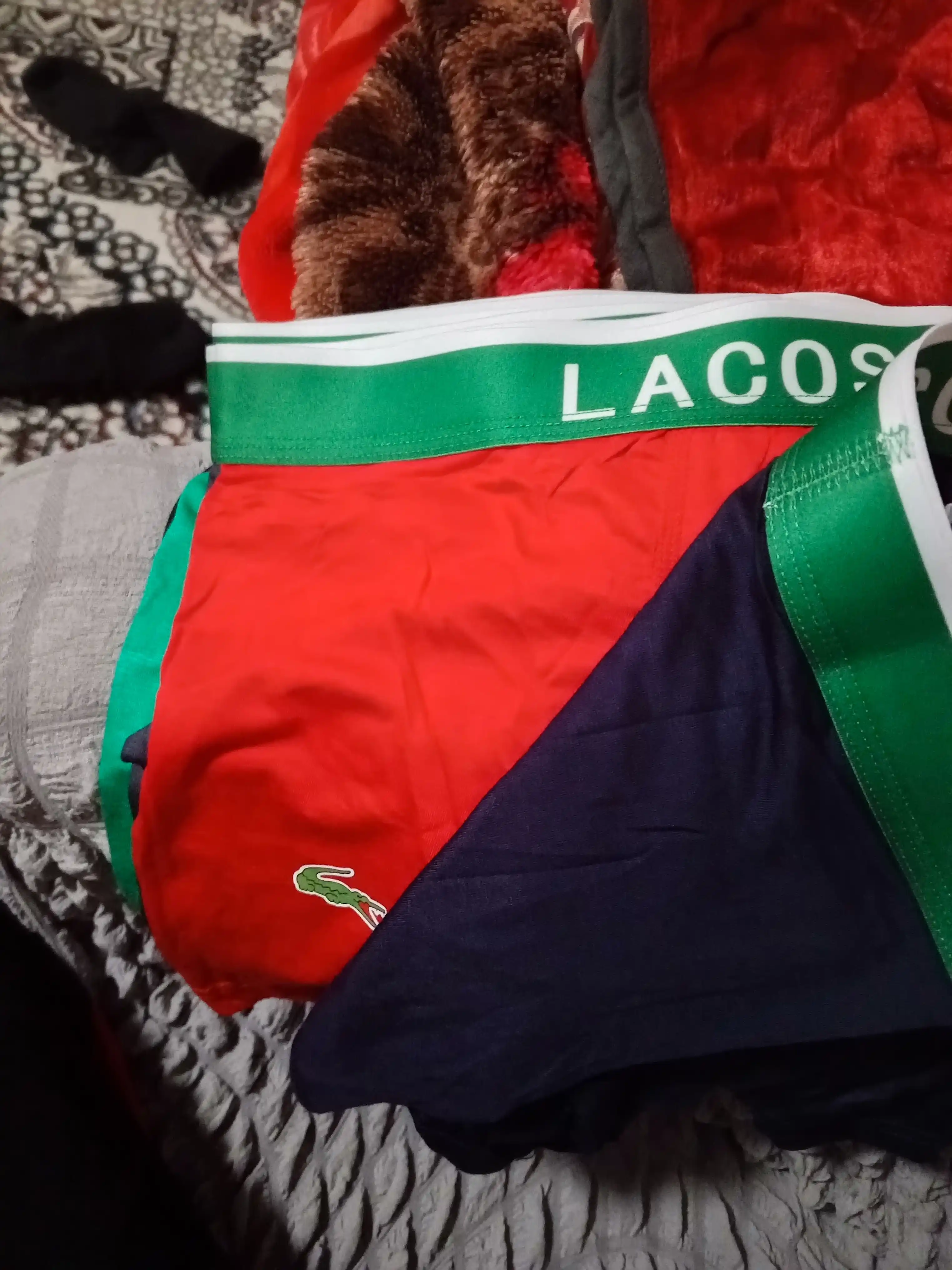Erkaklar uchun Lacoste trusiklari, 3-5 donadan iborat to‘plam