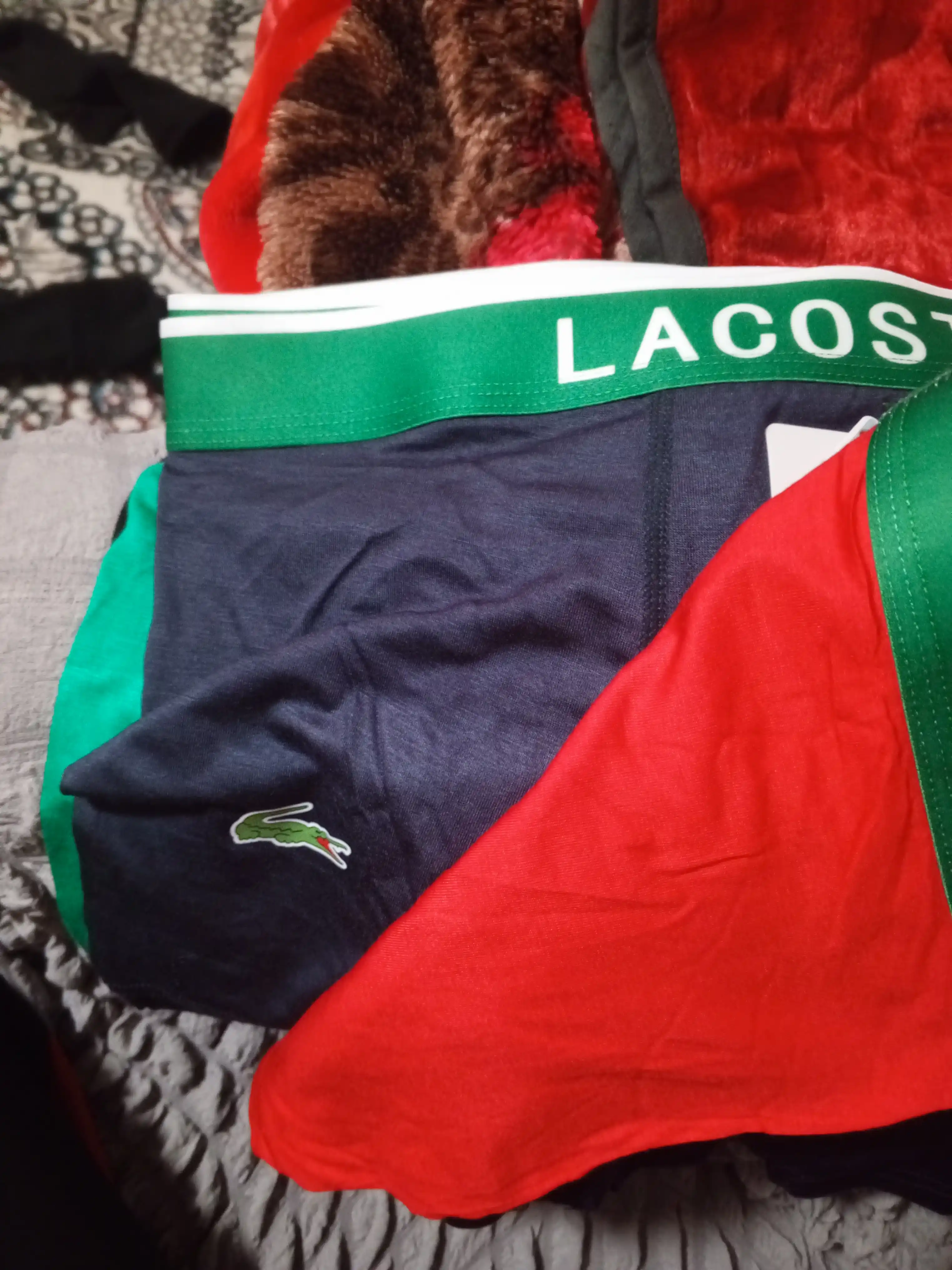 Erkaklar uchun Lacoste trusiklari, 3-5 donadan iborat to‘plam
