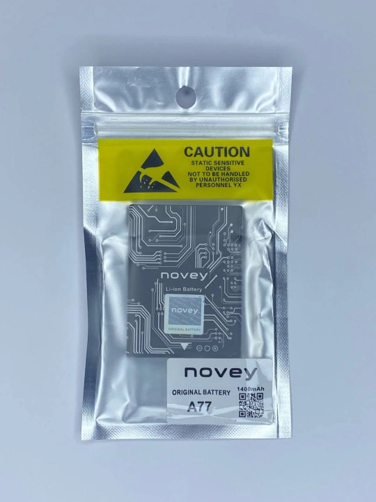 Qayta zaryadlanuvchi Li-ion batareyasi,  novey A77 telefoni uchun - 