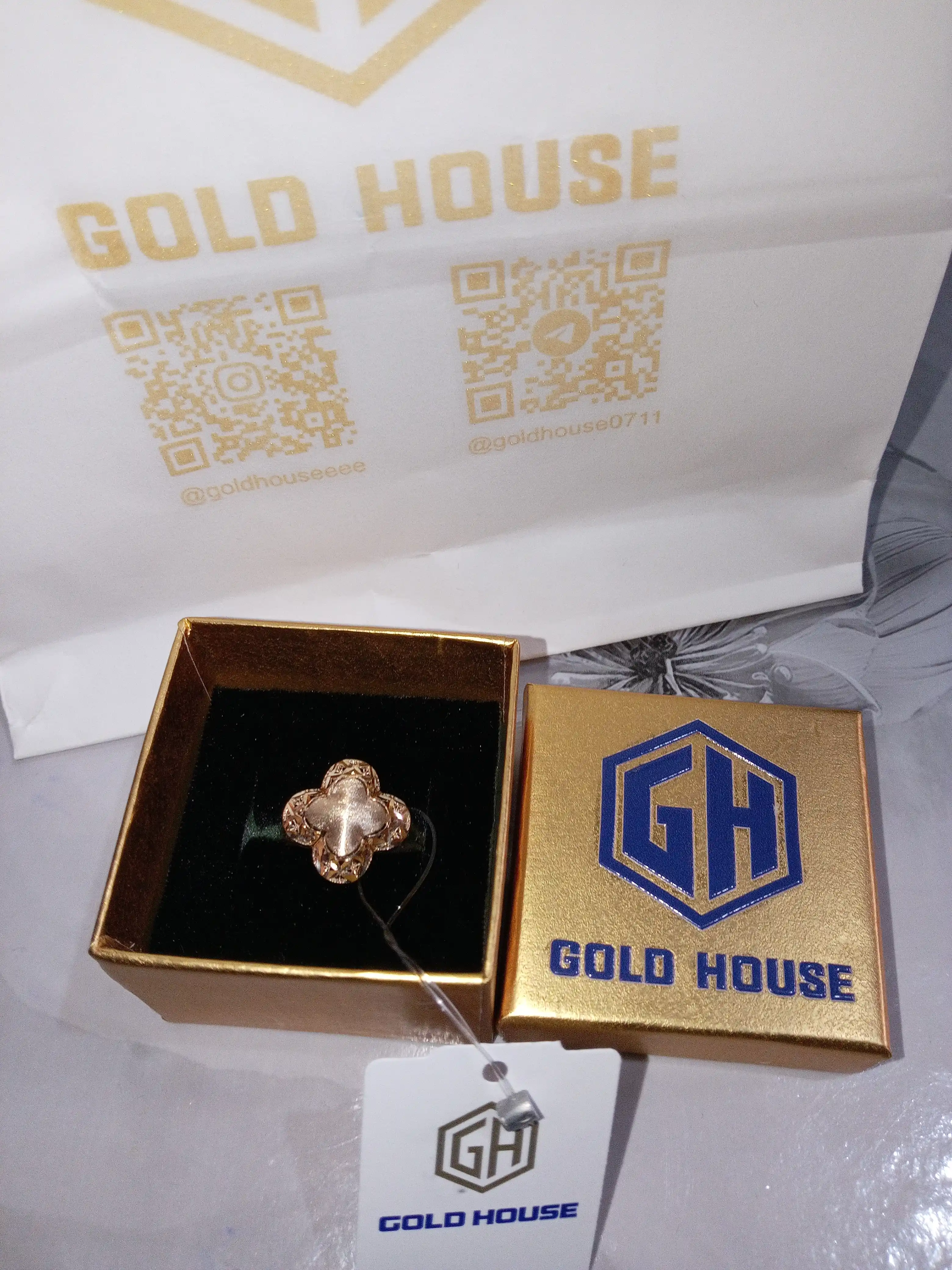 Золотое кольцо GOLD HOUSE S26A — 585 проба, аксессуар для женщин и девушек, 2,5 г