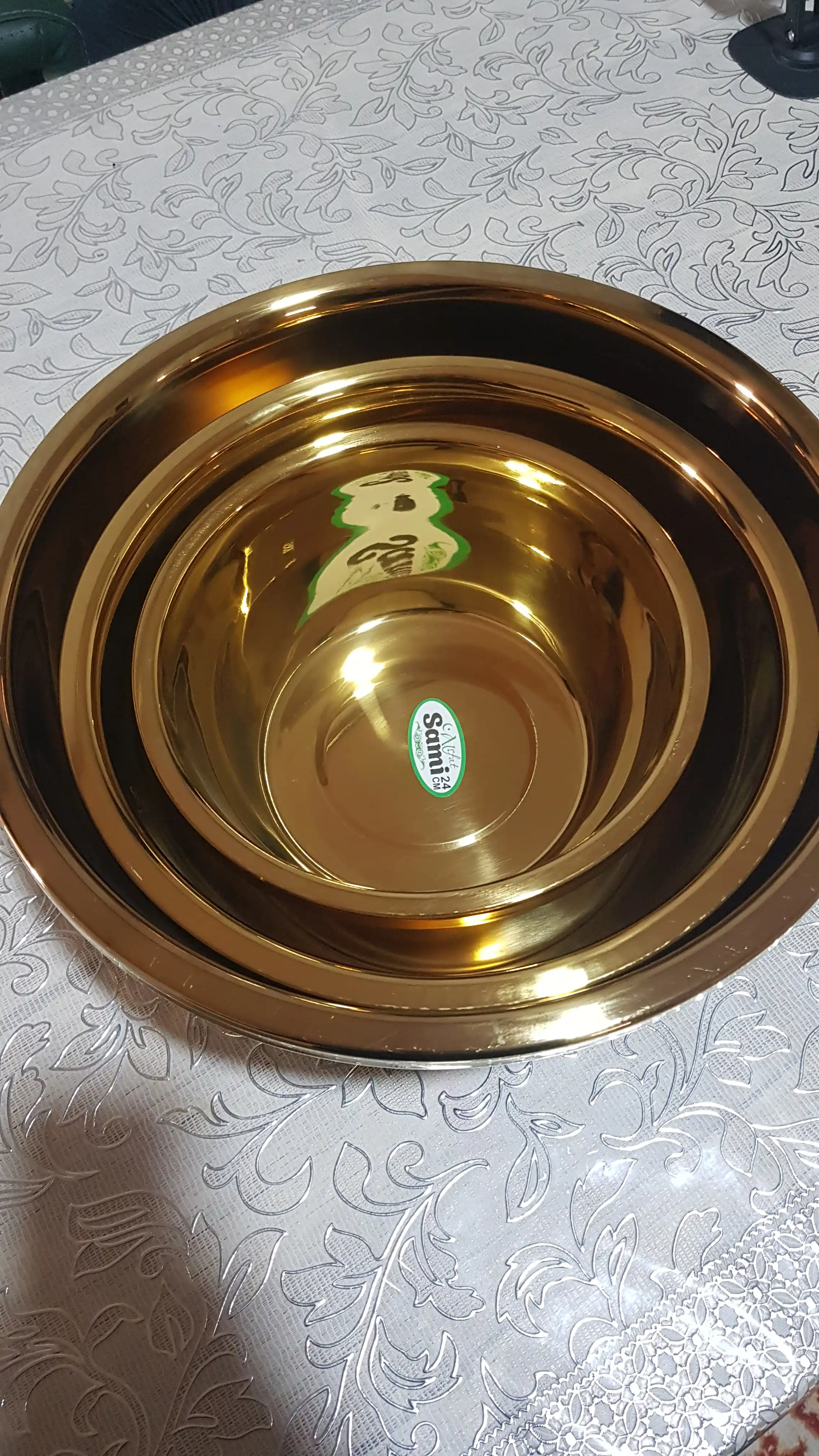 Миска для салата, из нержавеющей стали, салатница