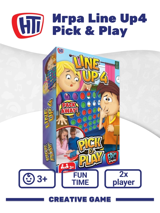HTI Игра Line Up 4 Pick & Play - 