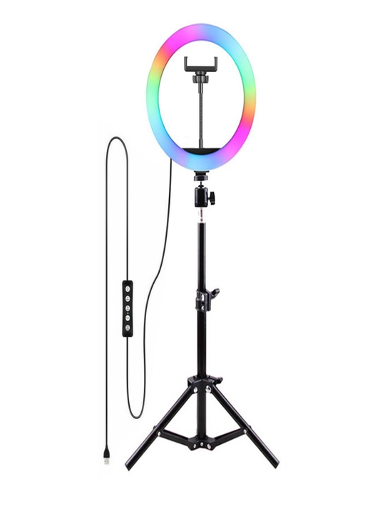 Foto lampa — dekorativ va funksional stol lampasi bo‘lib, RGB rangli yoritish