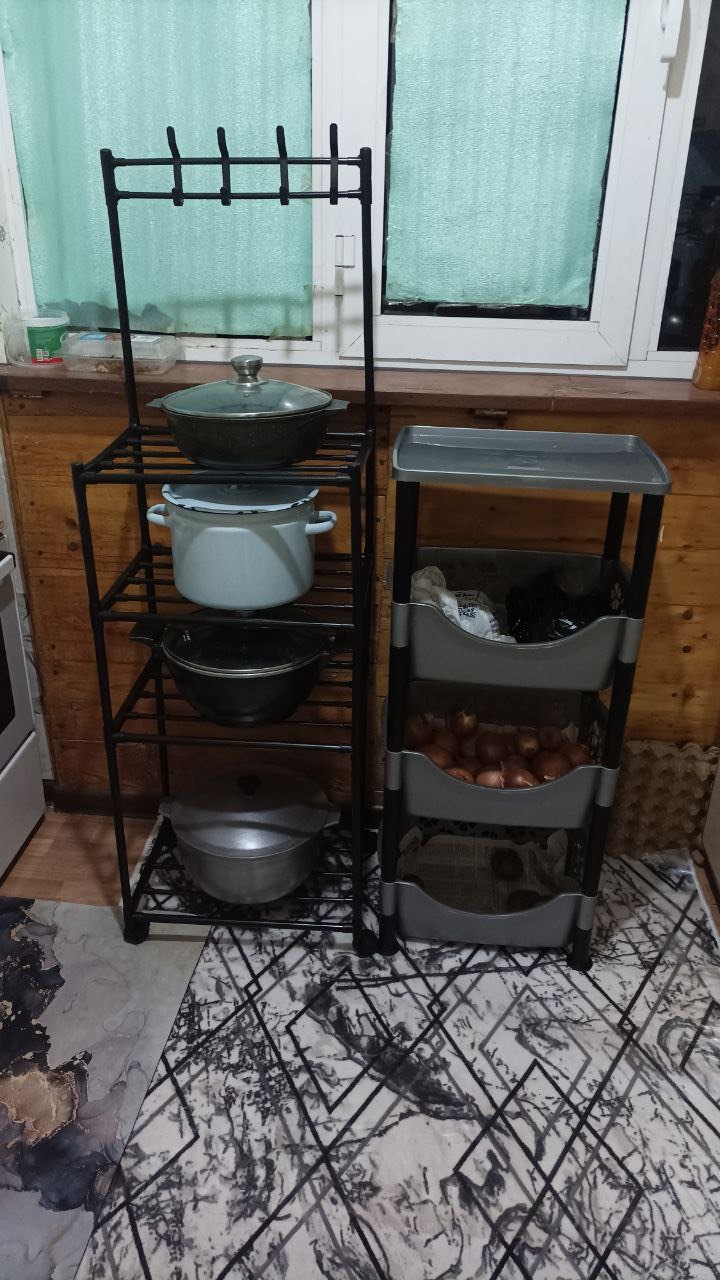Plastik javon hammom, yotoq xona, oshxona uchun, yig'iladigan 3 va 4 qavat