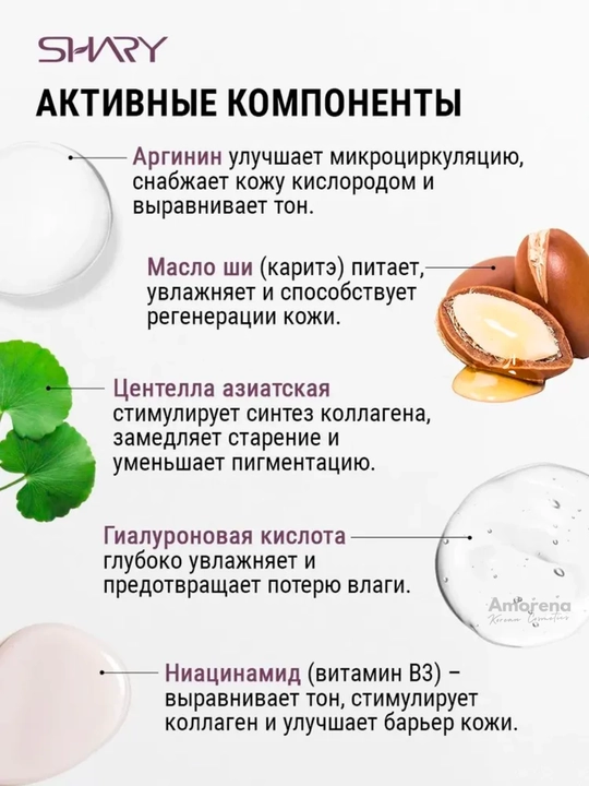 Набор кремов с микроиглами Shary, сыворотка бустер со спикулами против морщи, 3 шт