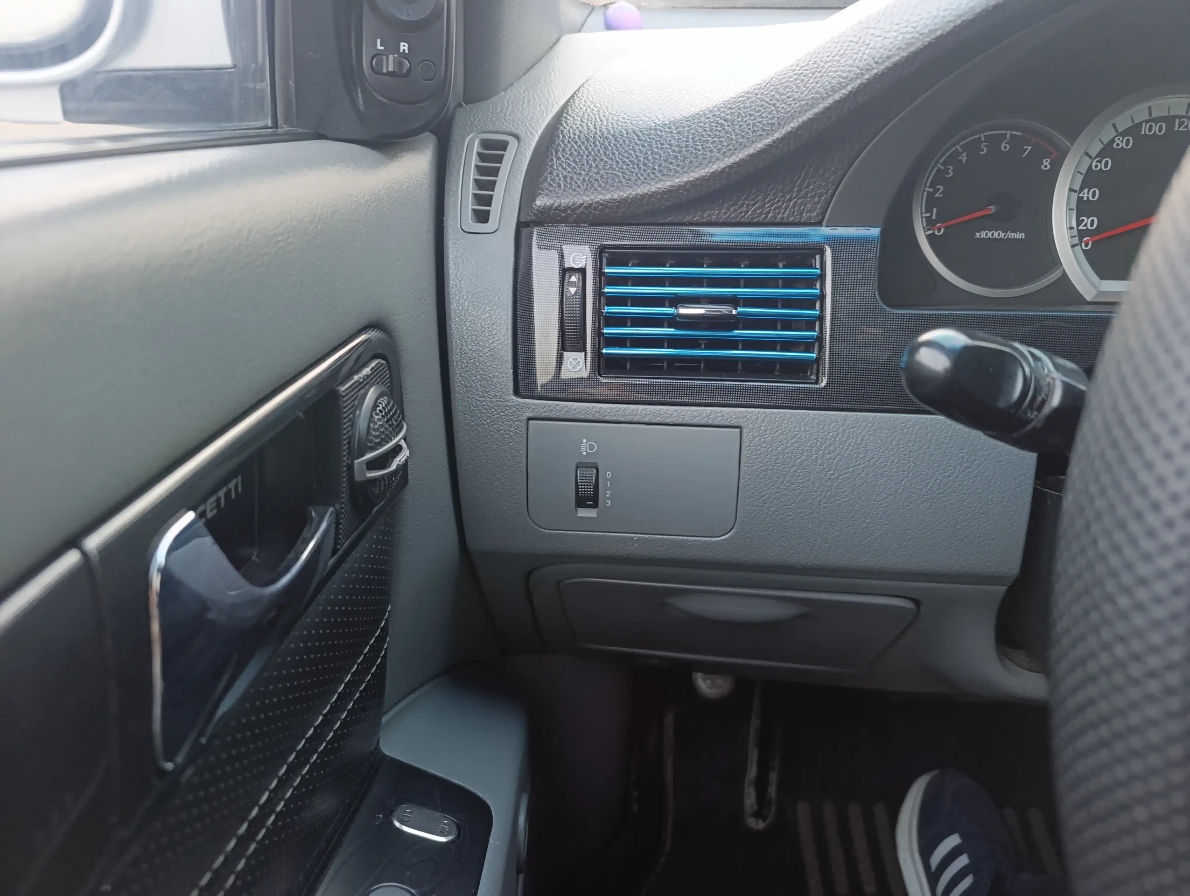 Аква-принт, детали для отделки салона, 7 шт, для автомобилей Chevrolet Gentra, Lacetti