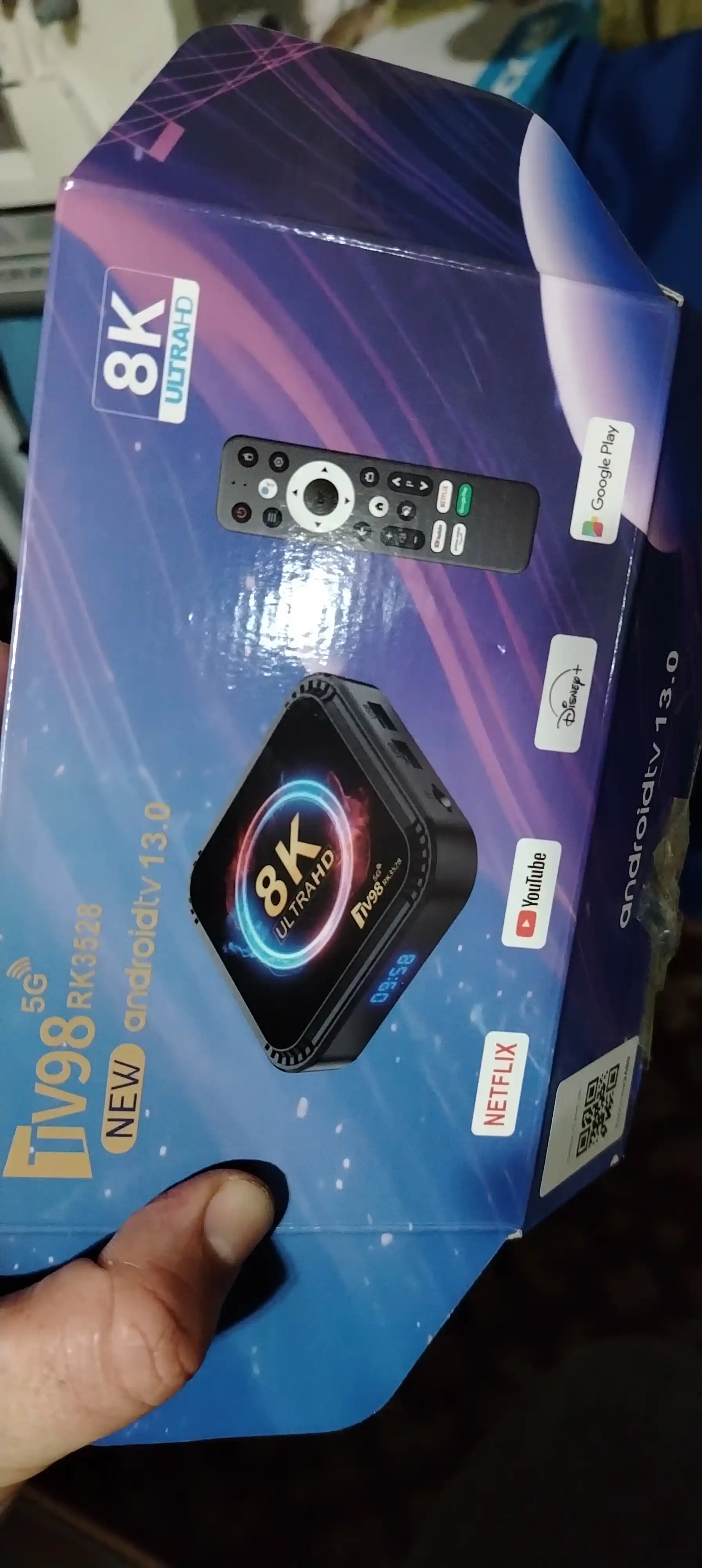Смарт ТВ бокс, приставка, 8K HD, 4 ГБ подарок