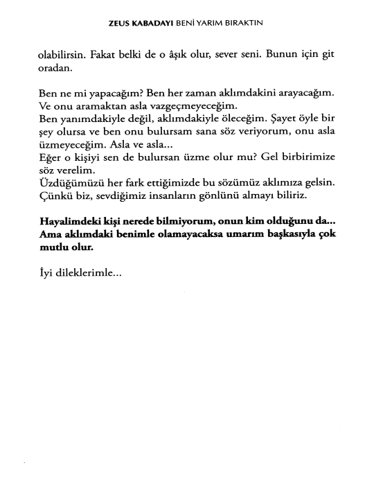 Beni Yarim Biraktin