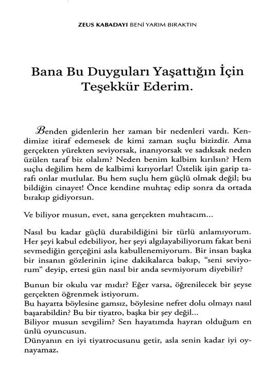 Beni Yarim Biraktin