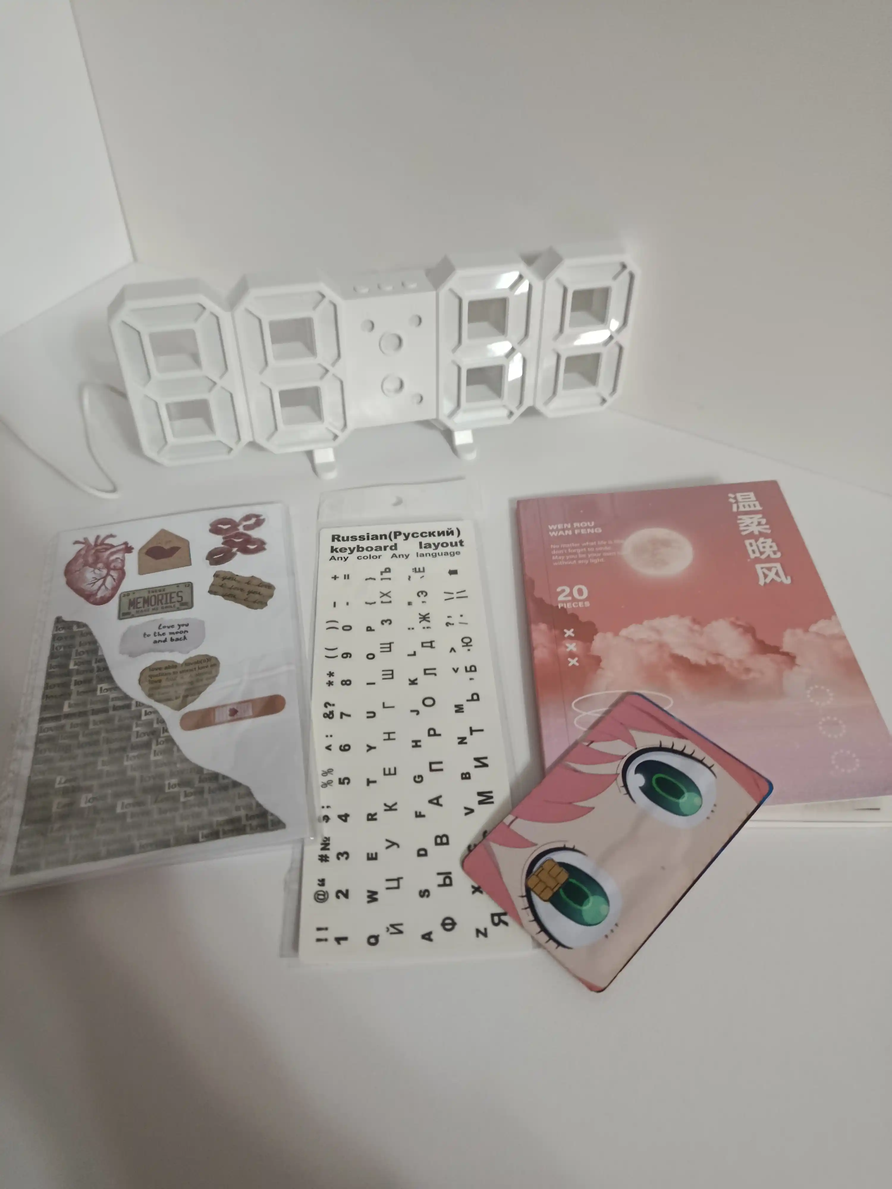 Ish stoli elektron soat-budilnik, LED, raqamli