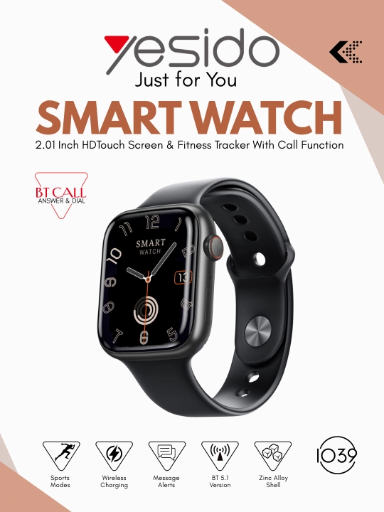 Aqlli soat IO39 bluetooth orqali qo‘ng‘iroqlarni qo‘llab-quvvatlaydi va HD fitnes-treker - 