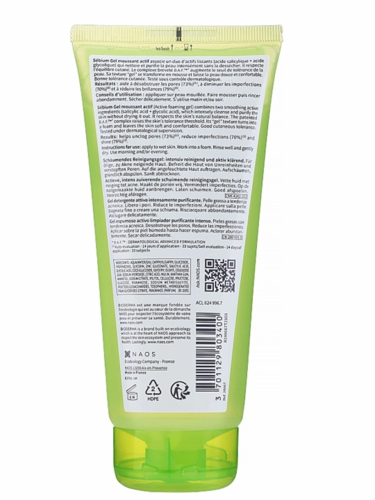 Bioderma Sebium Gel Moussant Actif
