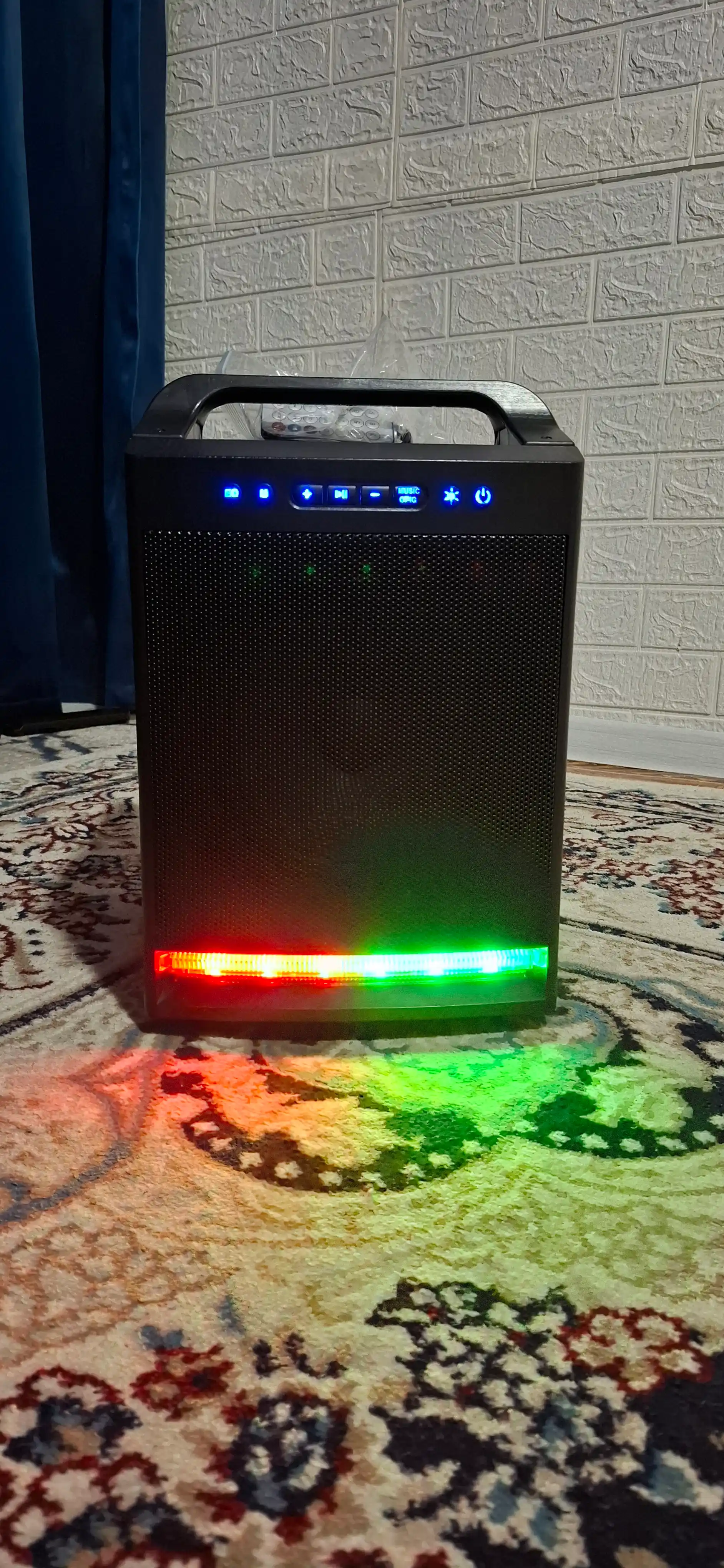 HiFi tizimi – kuchli bassli portativ kolonka, ZQS-8170, 18000W, RGB yoritgichi