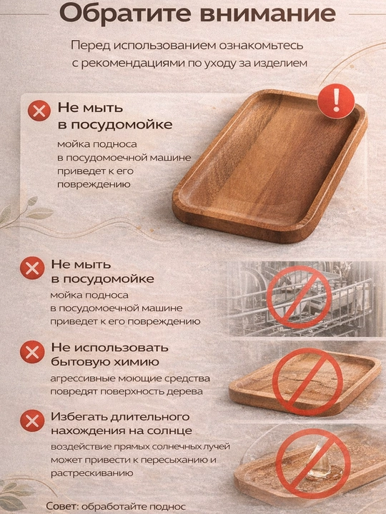 Yog'ochdan tayyorlangan biftek laganda