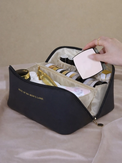 Косметичка женская, органайзер для косметики 4 цвета — KUMALL-HANDBAG-ЧЕРН