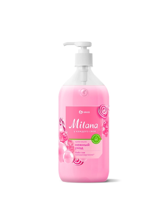Qo‘l terisini yuvish vositasi. "Milana" suyuq sovun-kremi, fruit bubbles (1000 ml dan) - 