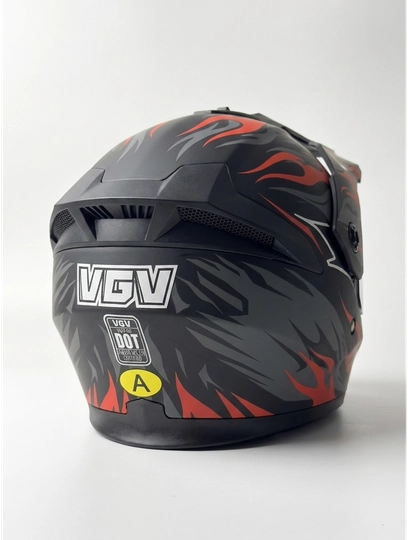 Шлем для скутера и мотоцикла — VELOMIX-VGV-ЧЕРНСТЕ