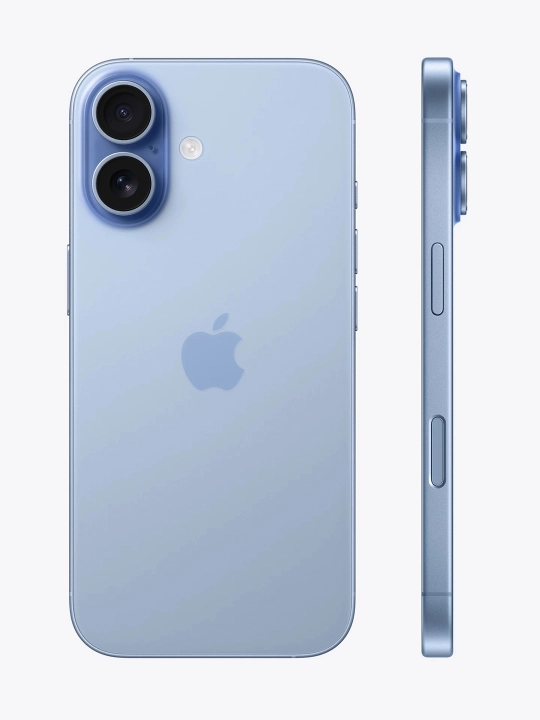 Смартфон Apple iPhone 17 256 ГБ, голубой