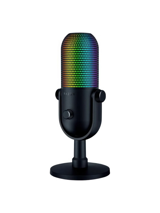 Razer Seiren V3 Chroma Uni, RGB, USB-A, 2 m professional o‘yin mikrofoni