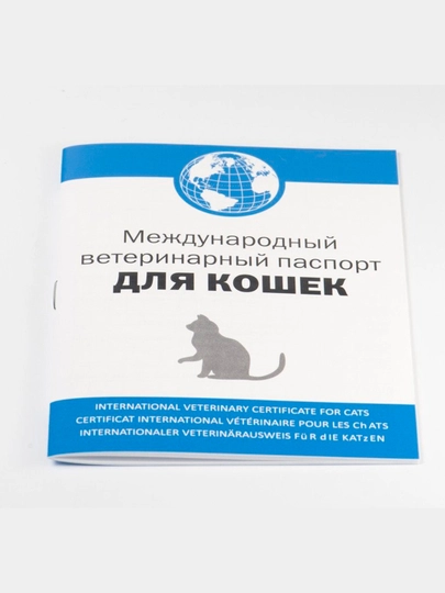 Паспорт для кошек международный
