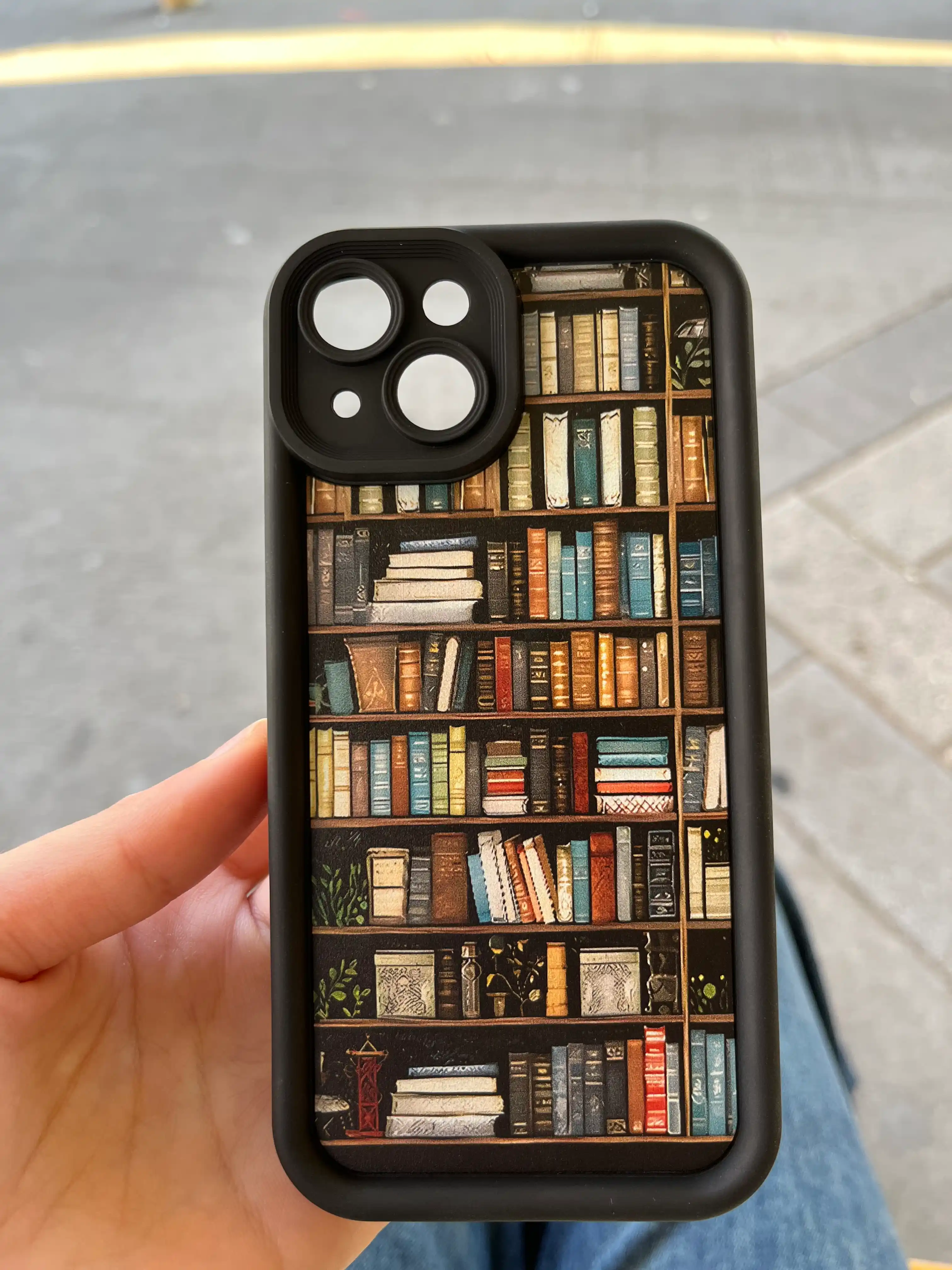 Чехол для Iphone 16, 15, 14, 13, 12, 11, с дизайном книжной полки