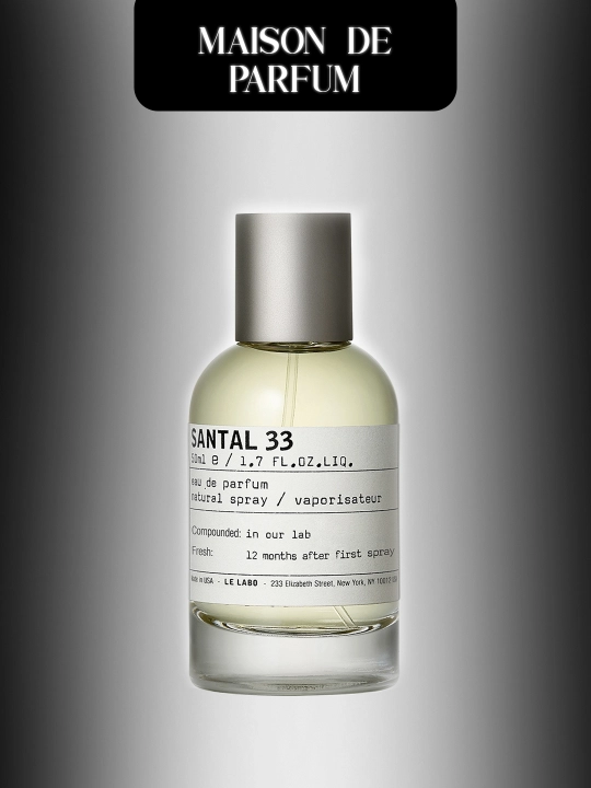 Santal 33 erkaklar va ayollar uchun parfyumlangan suvi, uniseks, yog‘och ifori, 3-50 ml