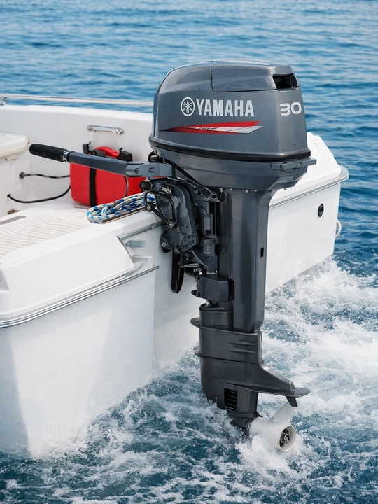 Yamaha 30 HMHS qayiq uchun benzinli lodka motori, 30 ot kuchi
