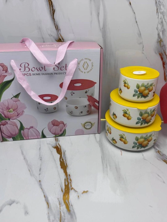 Oziq ovqat mahsulotlarini saqlash uchun konteyner to'plamı - 
