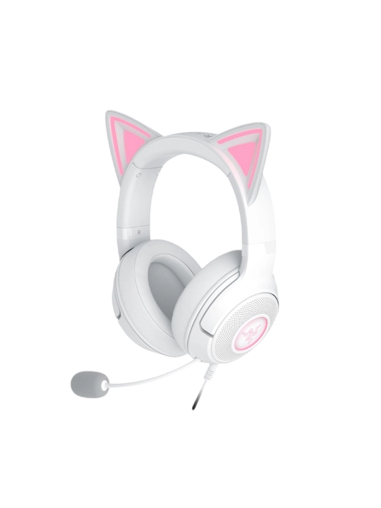 Razer Kraken Kitty V2 simli o‘yin quloqchinlari, RGB yoritgichi, USB, quloqchinlar