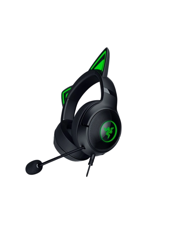 Razer Kraken Kitty V2 simli o‘yin quloqchinlari, RGB yoritgichi, USB, quloqchinlar