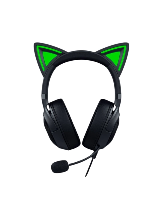 Razer Kraken Kitty V2 simli o‘yin quloqchinlari, RGB yoritgichi, USB, quloqchinlar