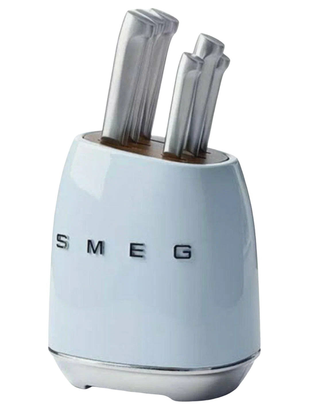 Набор ножей SMEG, нержавеющая сталь, эргономичная ручка, ретро дизайн