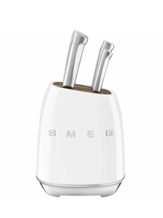 Набор ножей SMEG, нержавеющая сталь, эргономичная ручка, ретро дизайн