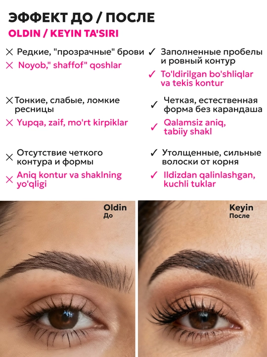 Сыворотка для роста ресниц и бровей SEMILY lash serum, 5 мл