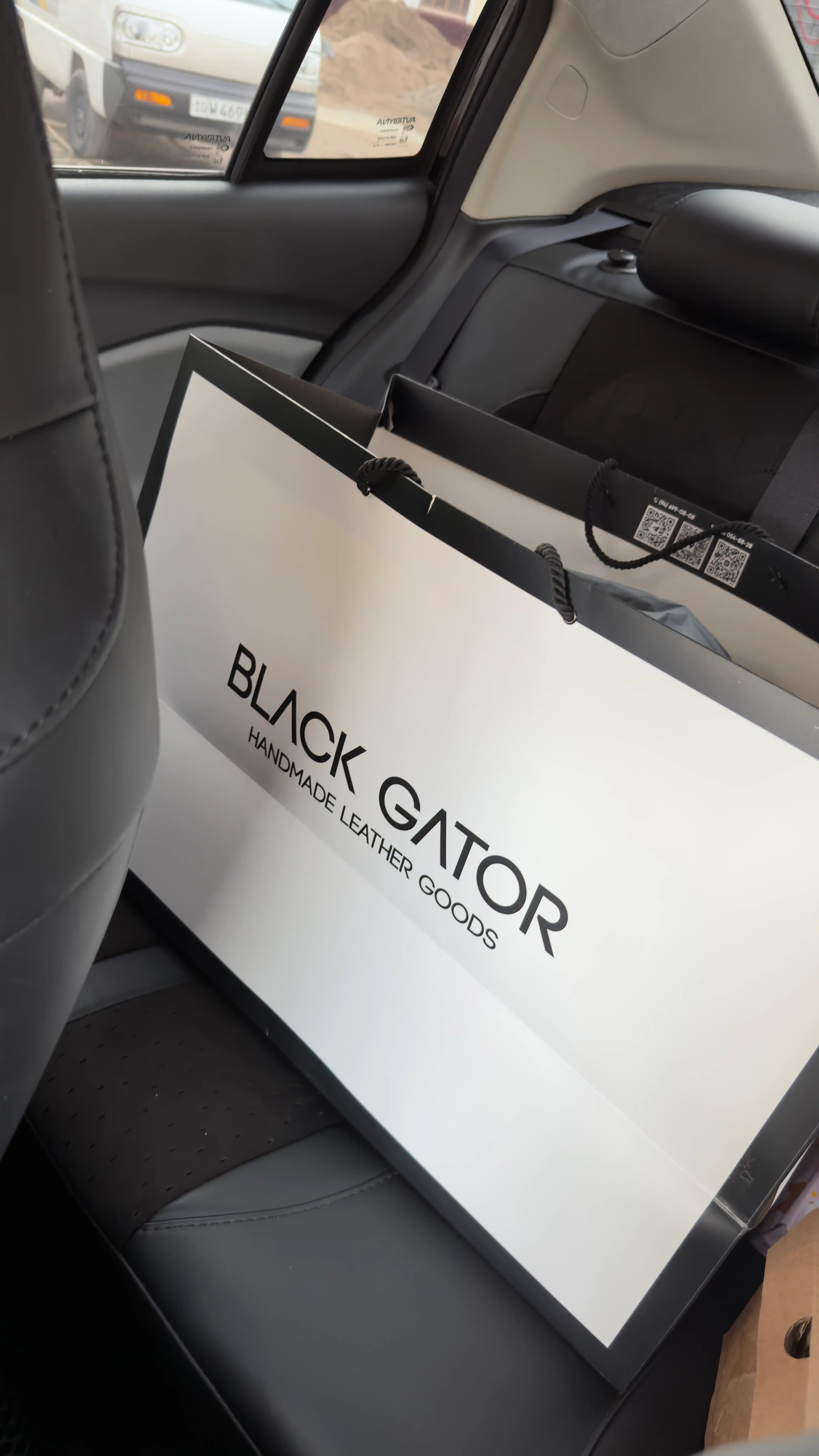 Sport va sayohat sumkasi, haqiqiy charm Black Gator