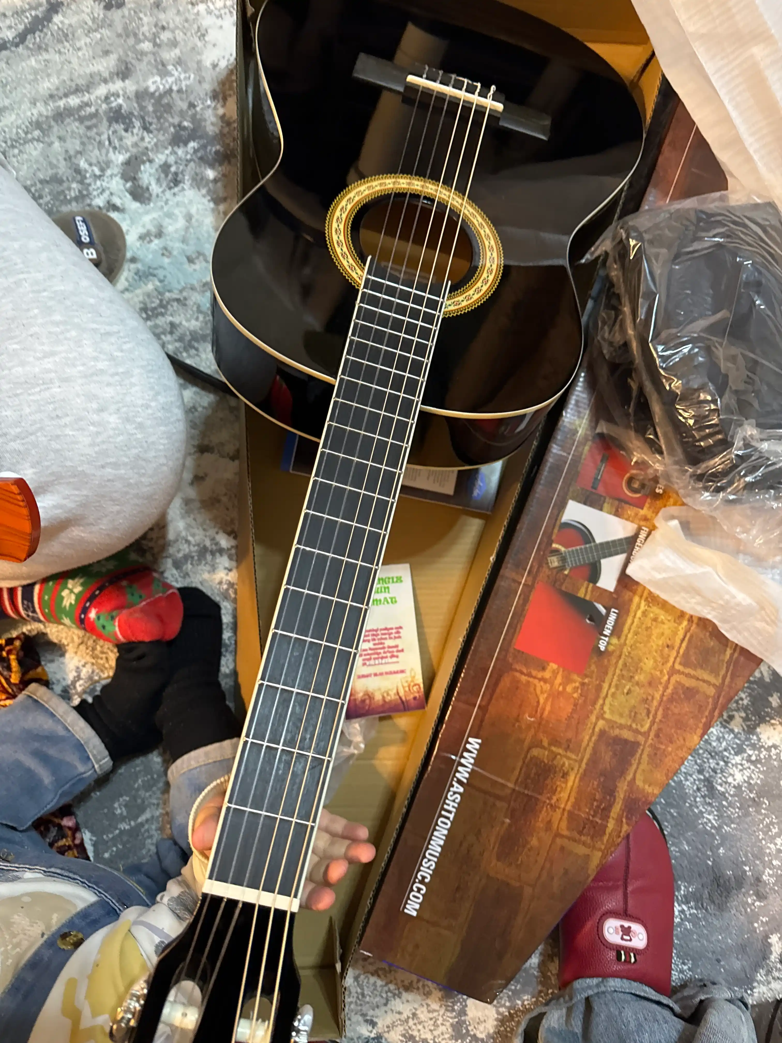 Klassic gitara Ashton SPCG34 bk