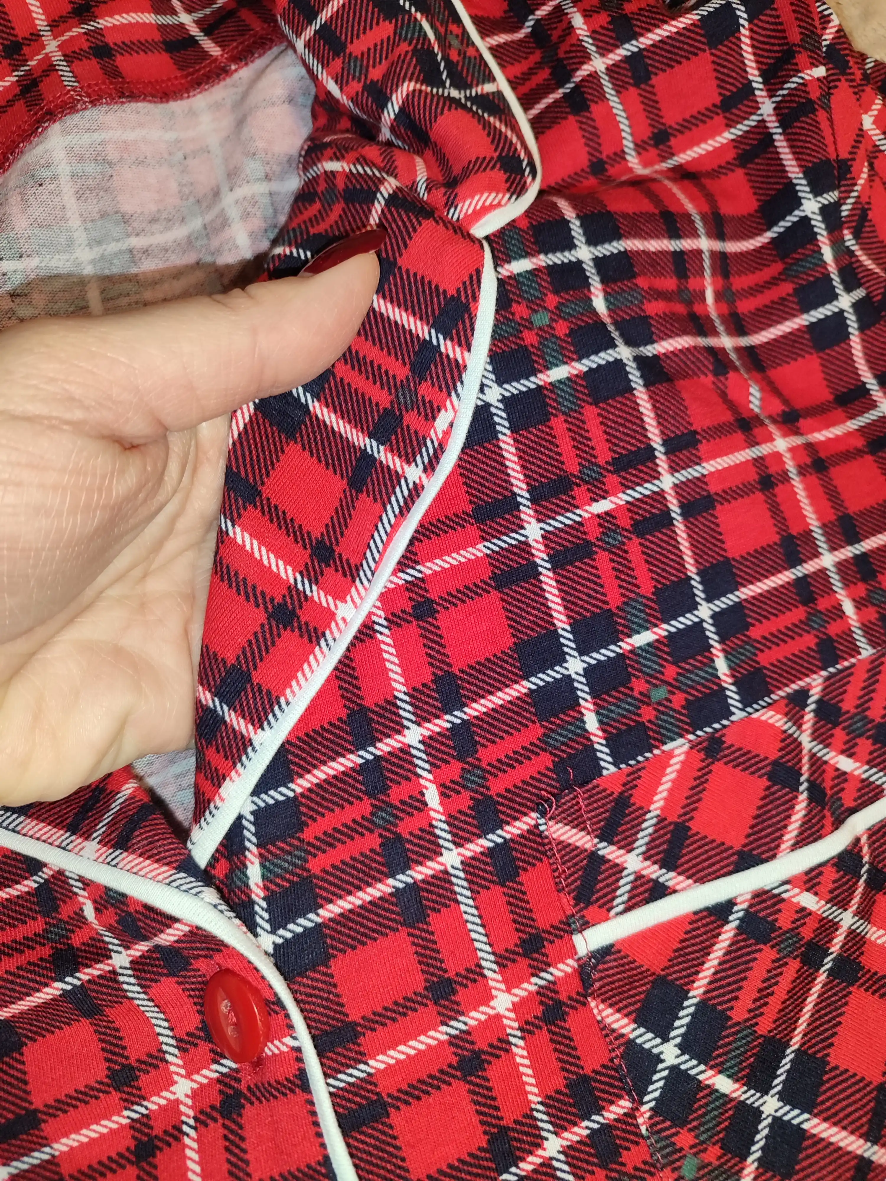 Ayollar pijamasi, uy kiyimi, shim va ko‘ylagi - 100% paxtadan