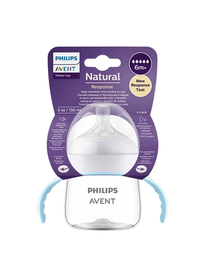 Тренировочная чашка Philips Avent Natural Response, 150 мл, 6+ месяцев SCF263/61 — AVENT-SCF26163