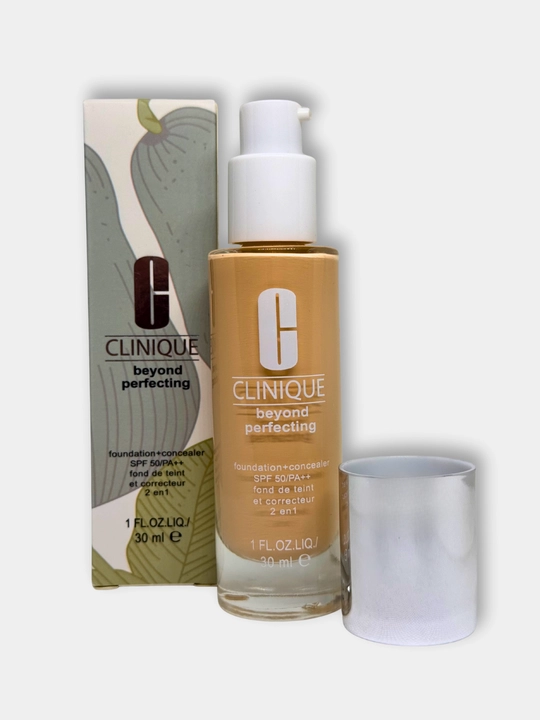 SPF bilan concealer,tabiiy yorqinlik,tabiiy effektli,Clinique Beyond Perfecting tonal krem