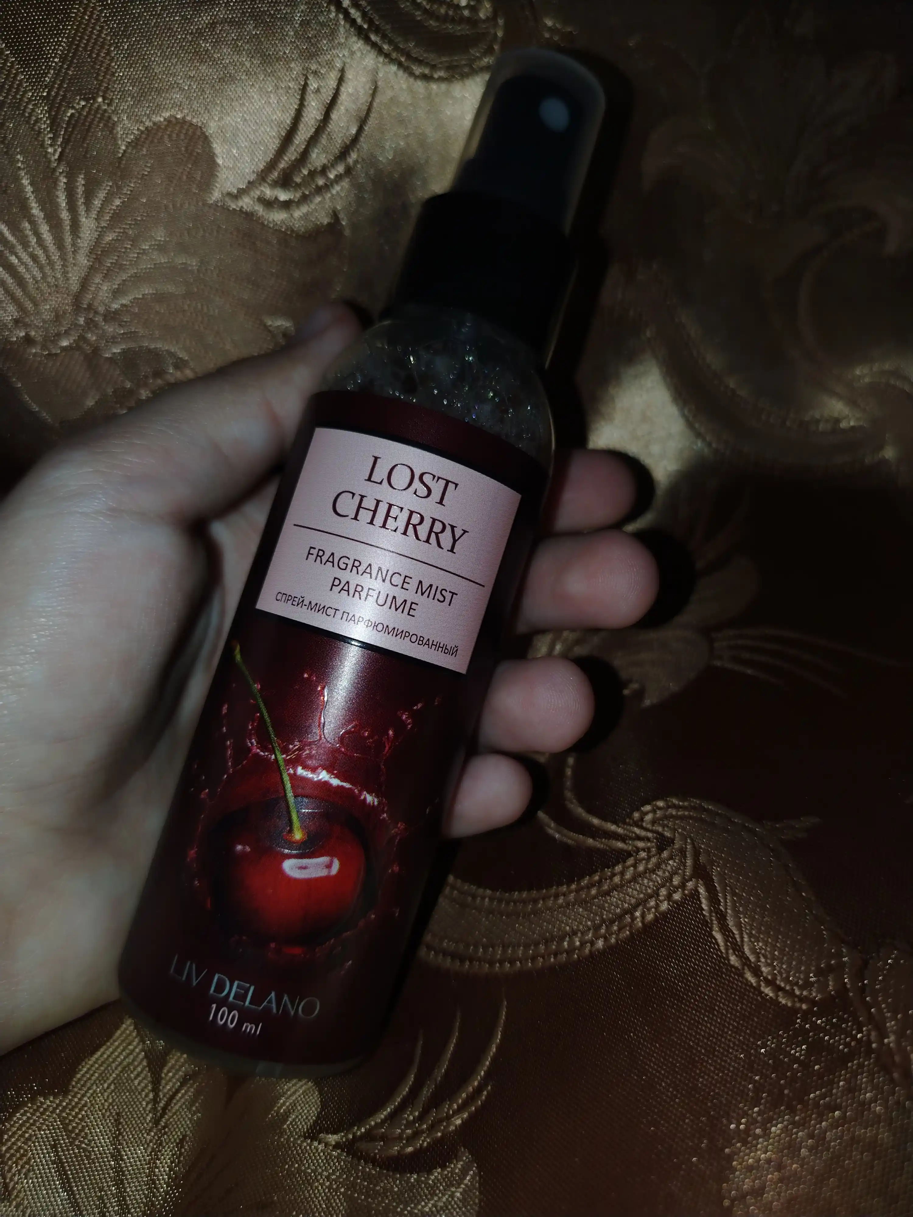 Parfyumlangan sprey-mist tana uchun Lost Cherry Liv Delano, ayollar uchun, 100 ml