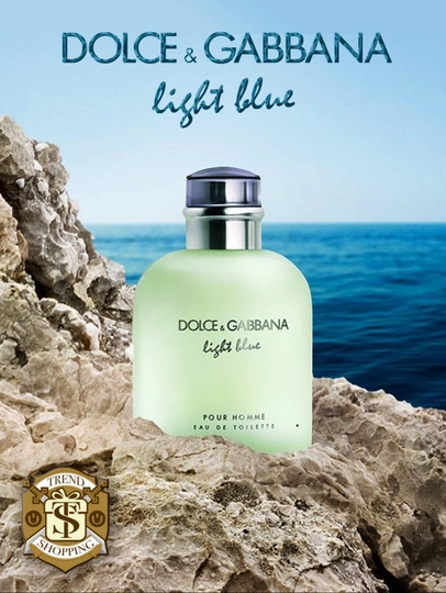 DOLCE&GABBANA, светло-голубой, роскошный и элегантный мужской аромат, 100 мл