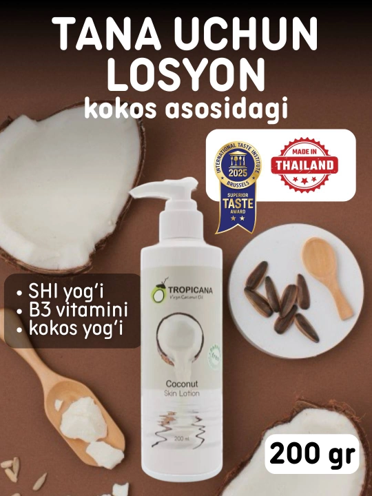 Tropicana tana losoni, tana losуoni, 200 ml, 2 ta xushbo'y hid - 