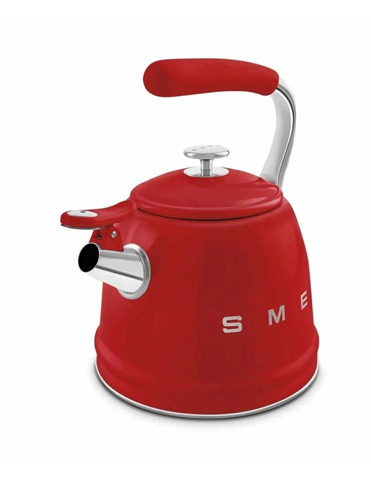 SMEG choynak, metall, 2 litr, retro dizayn, 3 xil rang, ergonomik ruchka