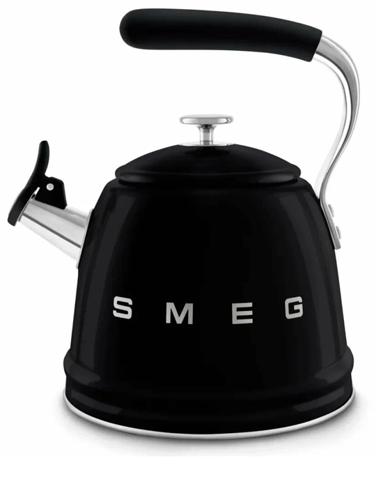 SMEG choynak, metall, 2 litr, retro dizayn, 3 xil rang, ergonomik ruchka