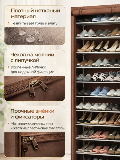 Шкаф обувница, тканевый шкаф для хранения обуви, полка для обуви