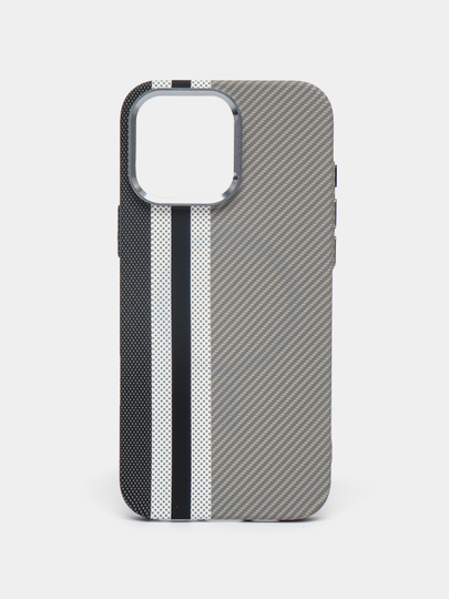 Чехол Magsafe Carbon для iPhone 13, 14 pro, 14 pro max, 15 pro, 15 pro max - 