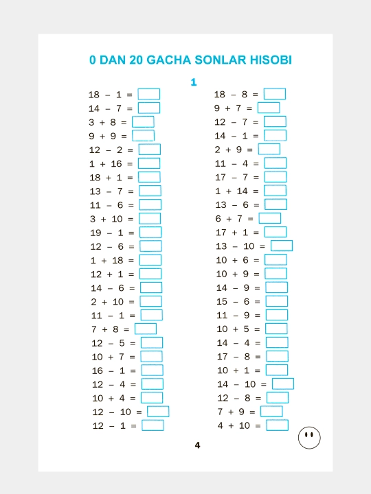 Matematika mashg‘ulotlari - 2-sinf